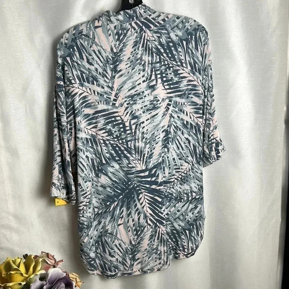 Tunic,beach cover,Jungle palm print ,oversized ,PTP 21”,resort wear, NWT Lole - Picture 2 of 12